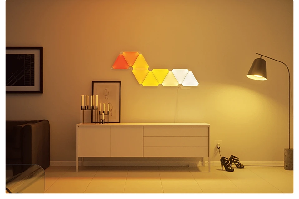 Xiaomi Nanoleaf полноцветный умный нечетный светильник для работы с приложением Mijia для Apple Homekit Google home настройка на заказ