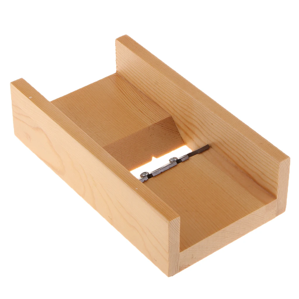 Wooden Soaps Beveler Planer Wood Box Soap Cutter Mold for Handmade Soap Candle Making Tools