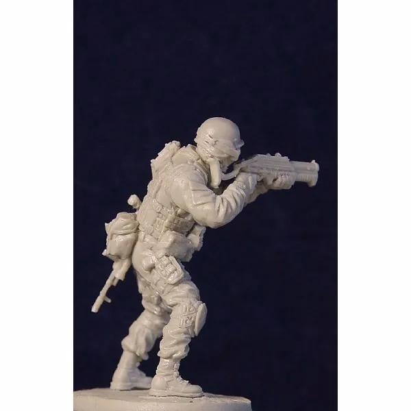 

1/35 Scale Unpainted Resin Figure russian Spetsnaz with GM-94