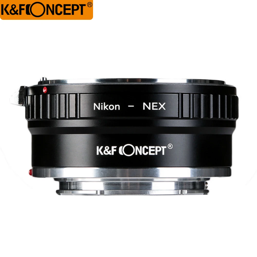 K/&F CONCEPT Lens Adapter For Nikon AI AI-S F Lens To SONY NEX E Mount