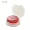 XUNZHE Round transparent plastic soap box Sponge soap holder Home Bathroom Accessories Set Soap edition fashion soap box ► Photo 3/6