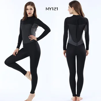 

3 mm New Diving Suit Long Sleeve Connected Diving Suit Swimming Suit Sunscreen Ultraviolet Protection Sports Diving Suit MY121