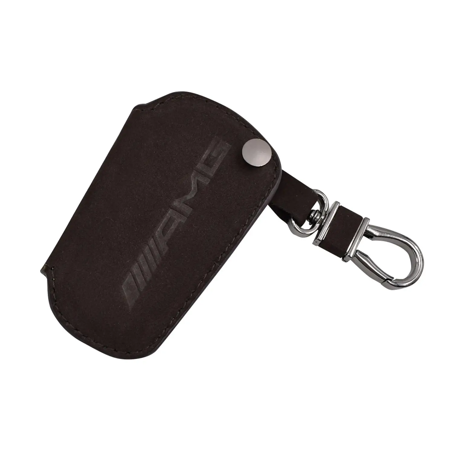 

Brown Leather Car Key holder for Mercedes Benz AMG Men Housekeeper Women Car Key Case Key Bag Keychain Auto Accessories