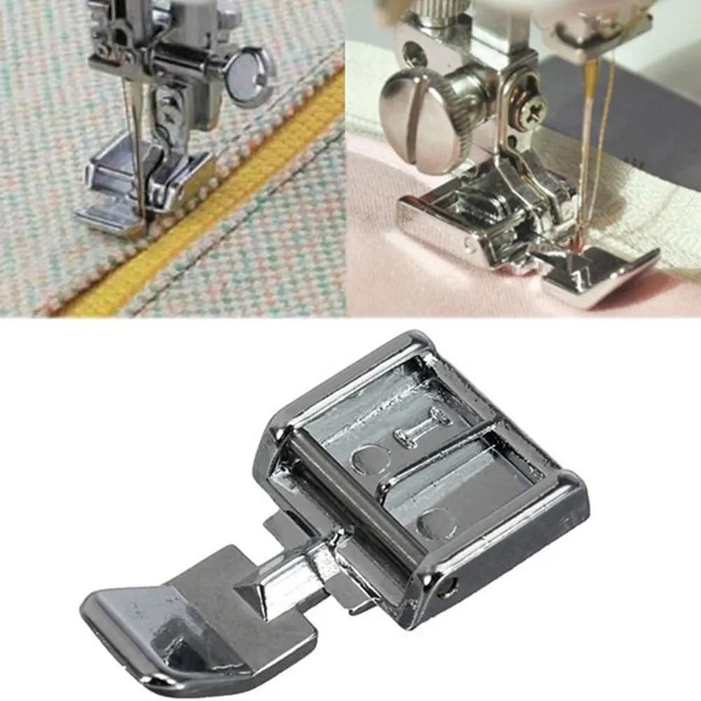 

Multifunction Fits Snap-on Sewing Machine Double Sided Zip Zipper Foot Tool