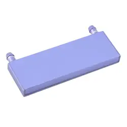 Фиолетовый радиатор для охлаждения воды блок водяного блока жидкостный охладитель для компьютера cpu вода промышленный инвертор Оптовая