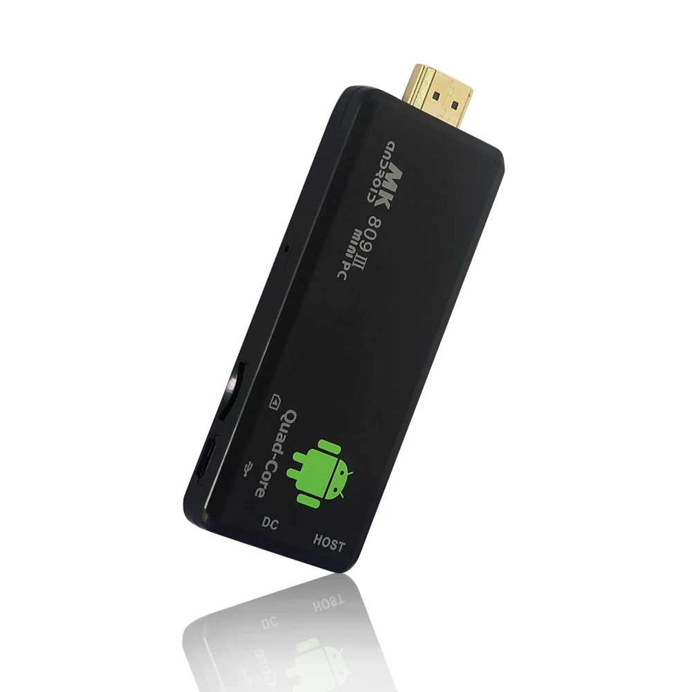 Yuntab MK809II Mini PC TV Dongle Stick Android 4.4.2 RK3188 Quad Core Cortex A9 tv box 2G Ram 8G
