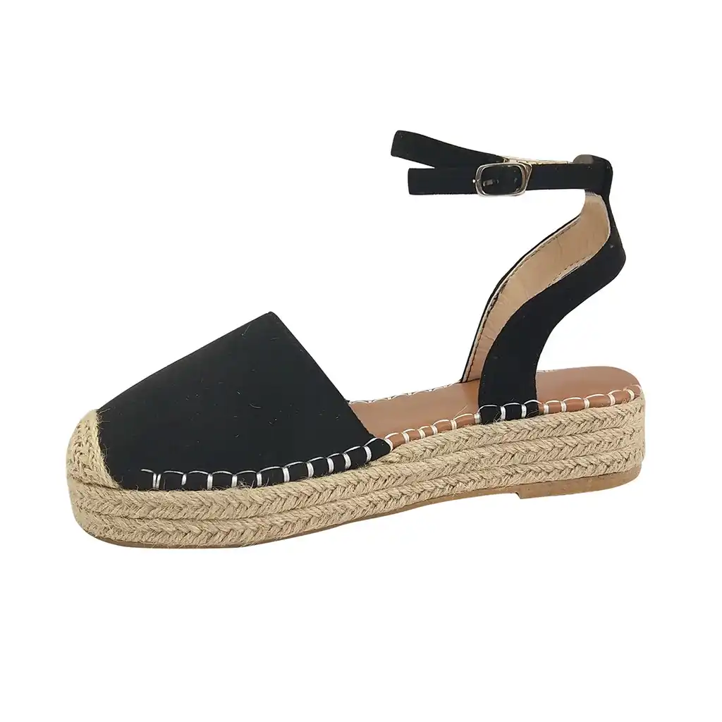 woven bottom sandals