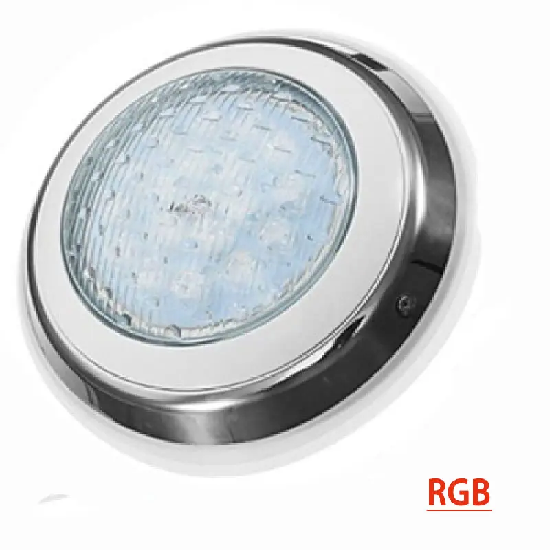 RGB 12 Вт 15 Вт 18 Вт Светодиодный светильник для бассейна IP68 Водонепроницаемый AC/DC 12 В открытый RGB подводный светильник для пруда светодиодный Piscina Luz точечный светильник - Испускаемый цвет: RGB