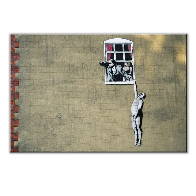 Banksy Graffiti Canvas Art Prints paintings wall art poster Pop decoration pictures wall art decorative No Frame