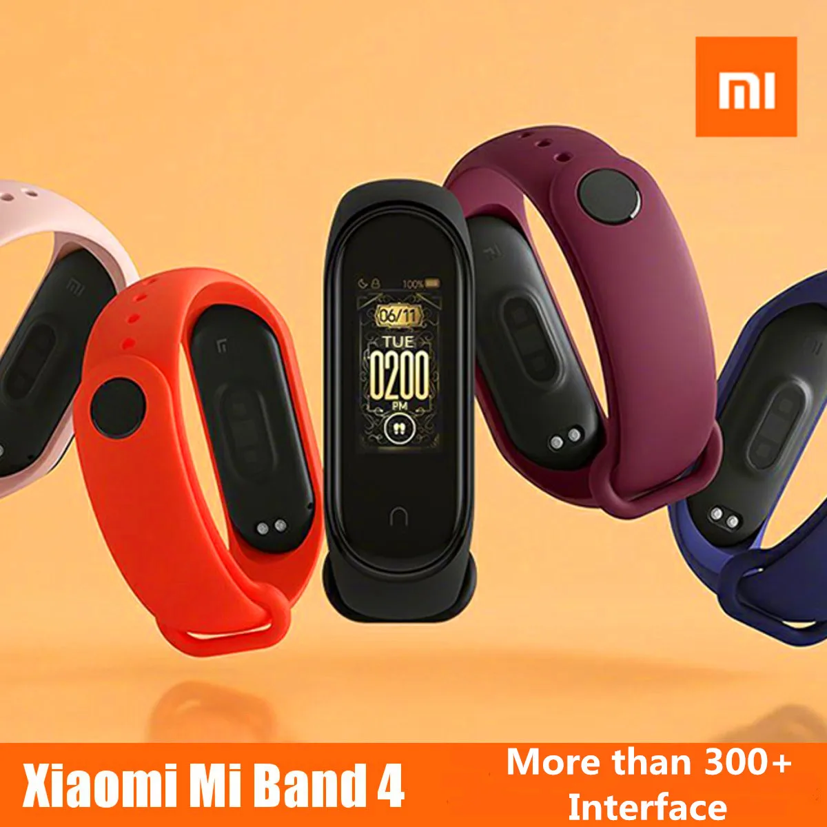 

GLOBAL VERSION Original Xiaomi Mi Band 4 Smart Watch Wristband Amoled bluetooth 5.0 Heart Rate Fitness Waterproof Sport Bracelet