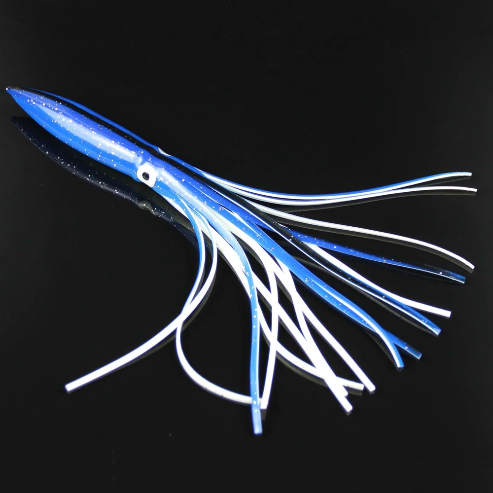 SPINPOLER 11.8inch30cm 42g Fishing Octopus Skirt Squid Skirt Lure Jig Octopus Trolling Saltwater Bait Squid Lures  (1)