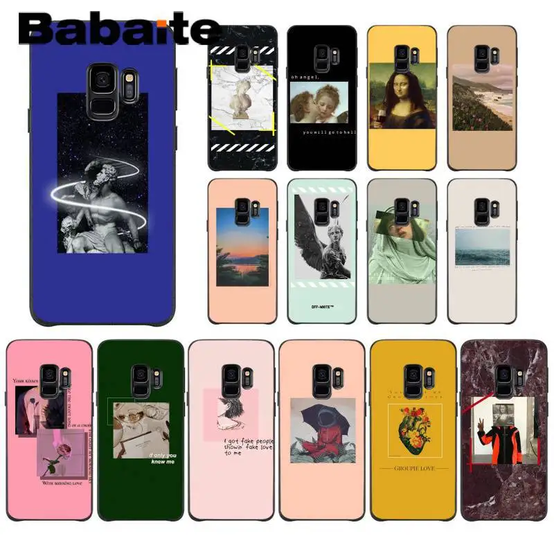 

Babaite Great art van Gogh Mona Lisa painting, David TPU Phone Case for Samsung Galaxy S9 plus S7 edge S6 edge plus S5 S8 plus