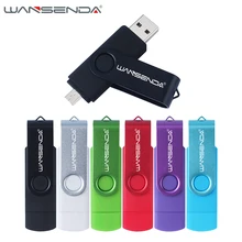 Быстрая скорость Wansenda 128 ГБ 64 ГБ OTG USB флэш-накопитель для телефона Android Флеш накопитель 32 ГБ 8 ГБ флешки 16 ГБ 4 ГБ otg usb 2,0 USB Stick