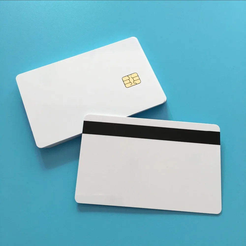 SLE4442 Hi Co MagStripe белый контакт Smart Small Chip печатная ПВХ карта 20 шт. | Безопасность и