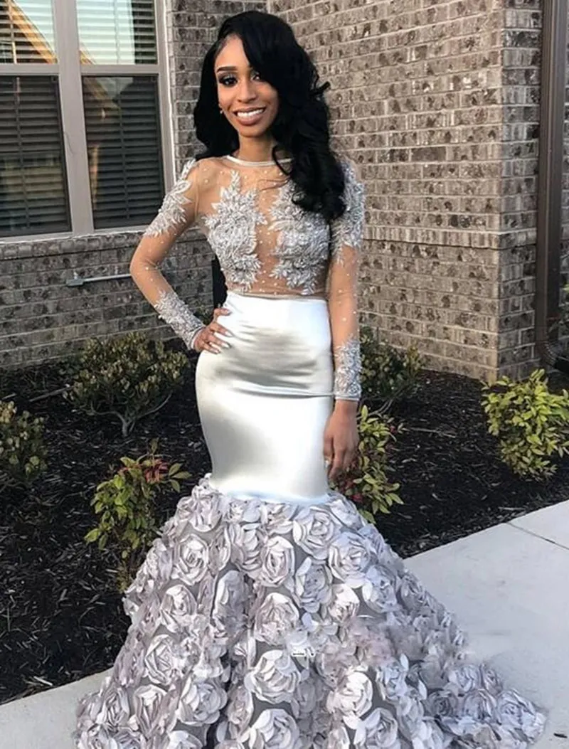 silver-mermaid-prom-dresses-african-low-back