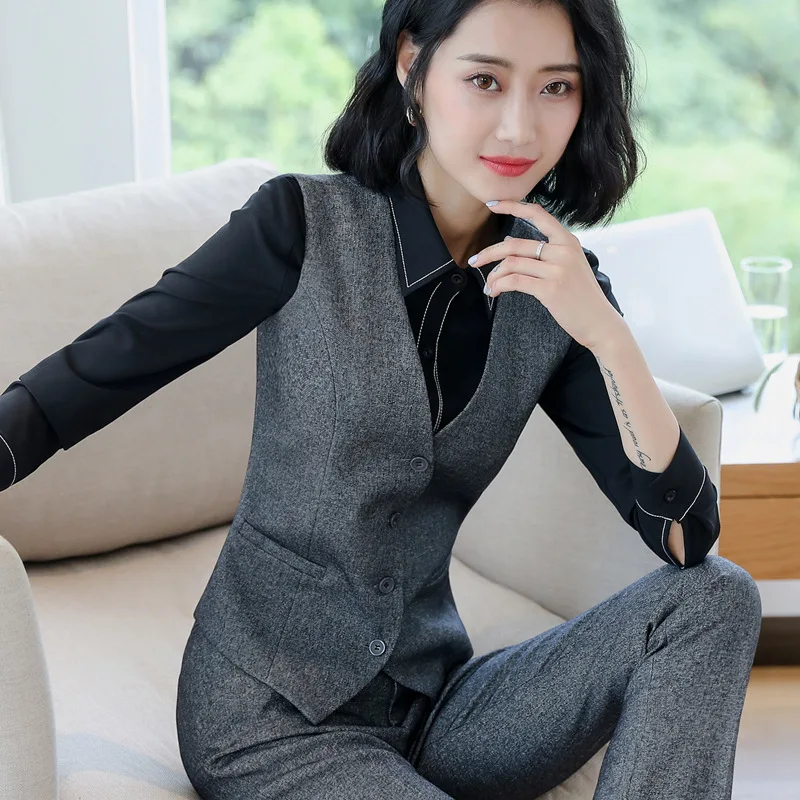 IZICFLY-Conjunto de Blazer Preto Feminino com Saia, Uniforme de Escritório,  Senhora Trabalho Outfit, Elegante, Primavera, Outono, 2 Pcs - AliExpress