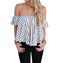 New Short Sleeve Crop Top Choker Slash Neck Black Pink Tshirt Women Off The Shoulder Tops For Women Tee Shirt Femme Au1