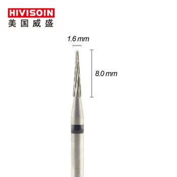

Straight Edge with Cross Cut (1502.016)- ISO194 -Tungsten Carbide Burs - HIVISOIN Carbide Nail Drill Bit&Dental Burs