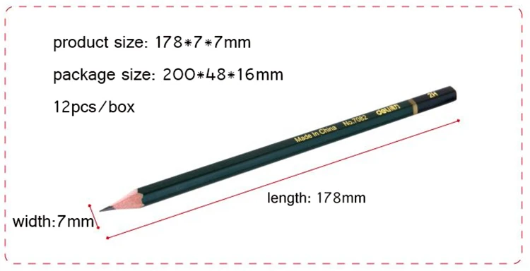 Упаковка из 12 шт.) гастроном карандаш 7082 2 h HB 2B гексагональные деревянные карандашный рисунок Высокое качество Kawaii