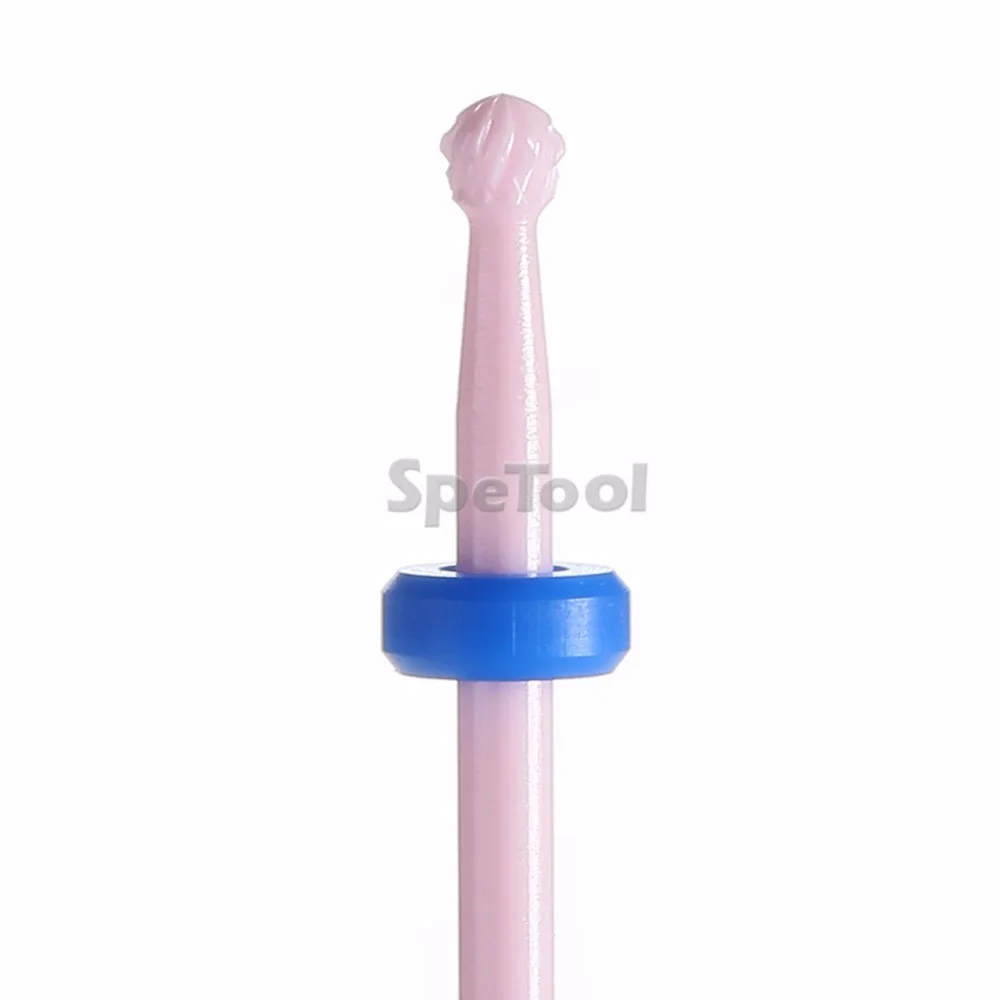 

Pink Solid Zirconia Ceramic Dental Lab Burs - Ball Shape - Medium D55