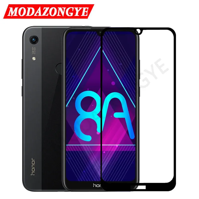 

Honor 8A Glass Screen Protector Full Cover Tempered Glass For Huawei Honor 8A JAT-LX1 JAT LX1 8 A Honor8A Protective Glass Film