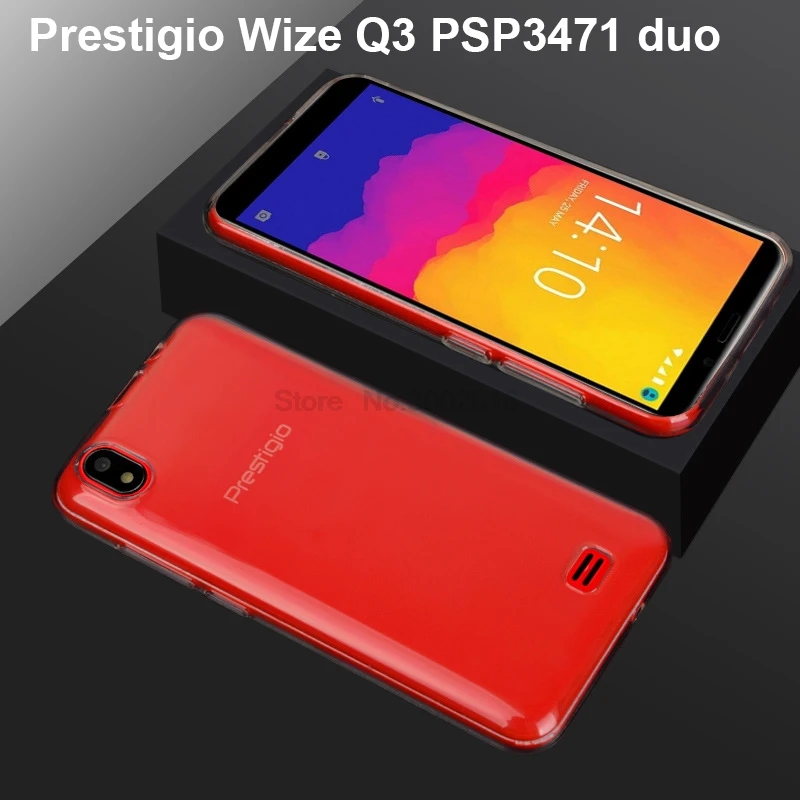

Clear Cover For Prestigio Wize Q3 PSP3471DUO TPU Soft Silicon Back Cover For Prestigio Wize Q3 Protective Cover Phone Cover Case