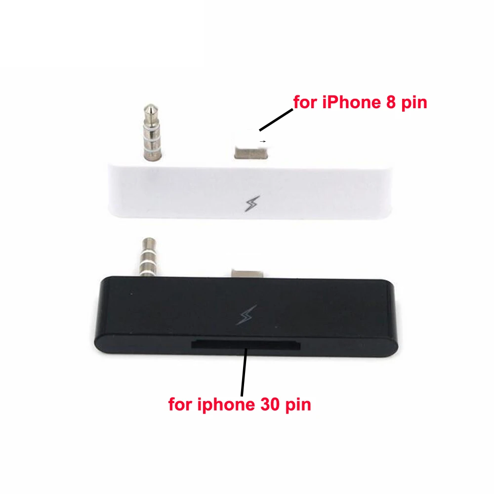 Адаптер для мобильного телефона iphone 30 pin to 5 6 6p поддерживает зарядку и музыку 3 мм
