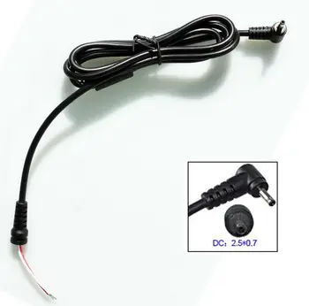 

10pcs/lot 2.35X0.7mm DC Connector Power Cable for ASUS/SAMSUNG Laptop adapter charger DC connector 2.5*0.7mm DC cable