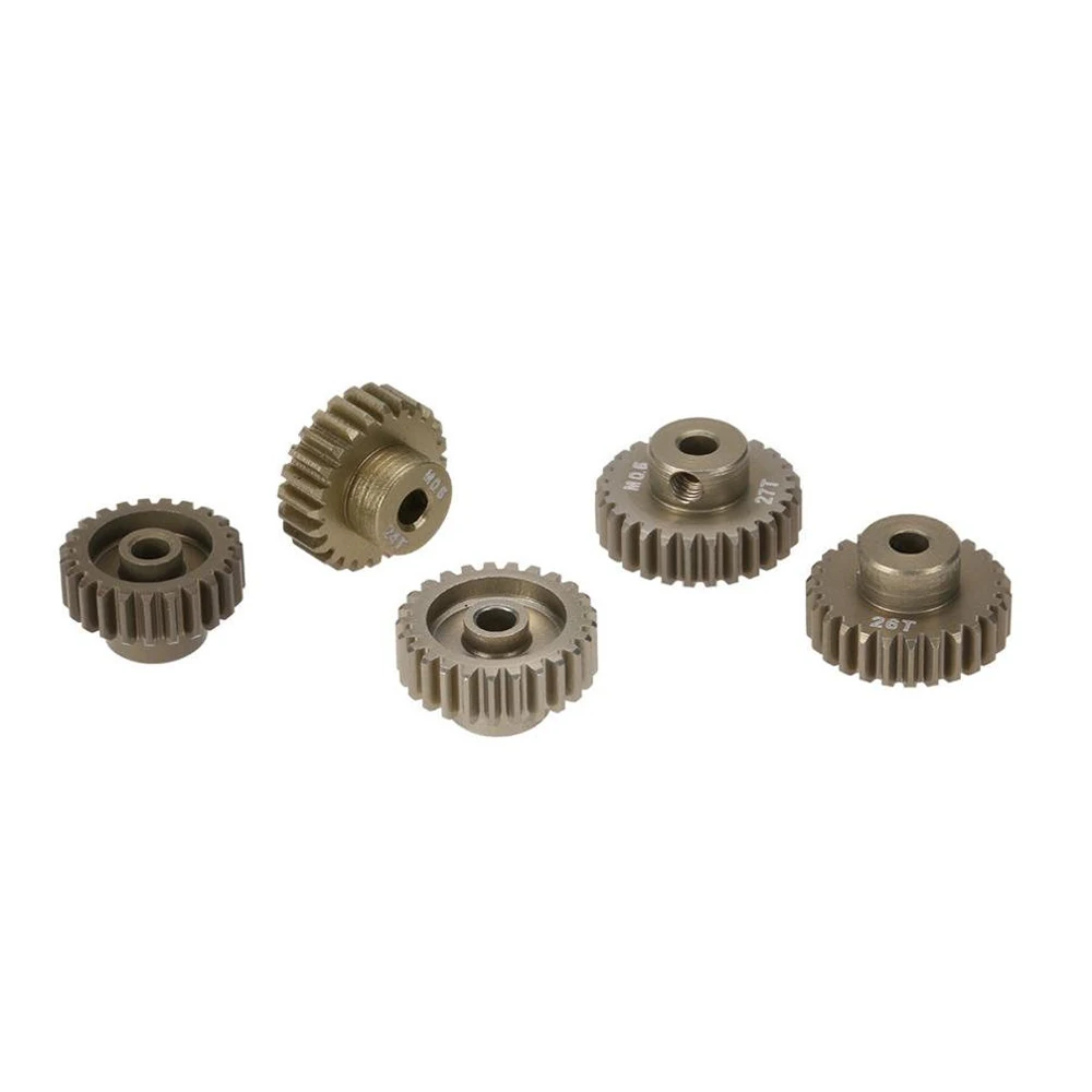 

HOT SALE M0.6 3.175mm 23T 24T 25T 26T 27T 0.6 Module Pinion Motor Gear for 1/8 1/10 RC Off-road Buggy Truck Brushed Brushless