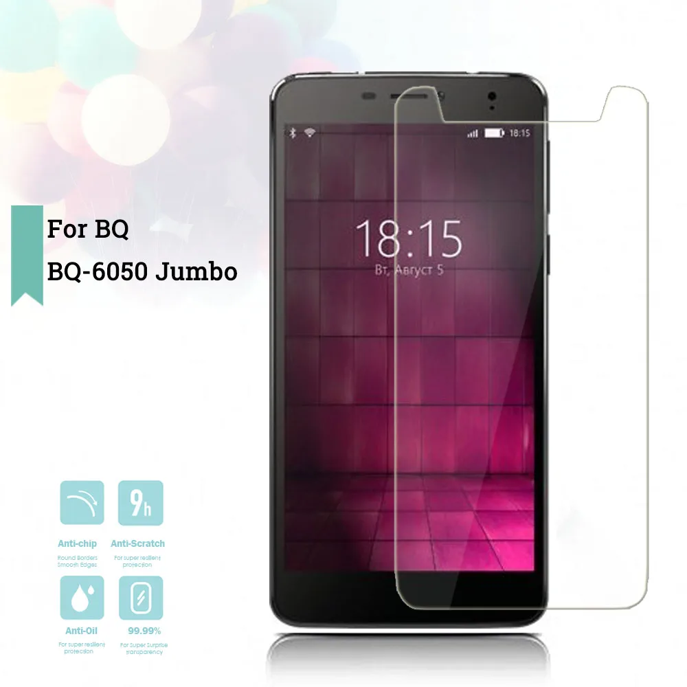 2.5D мм 0 26 ультра закаленное стекло для BQ BQ-6050 Jumbo Закаленное Защитная пленка экрана