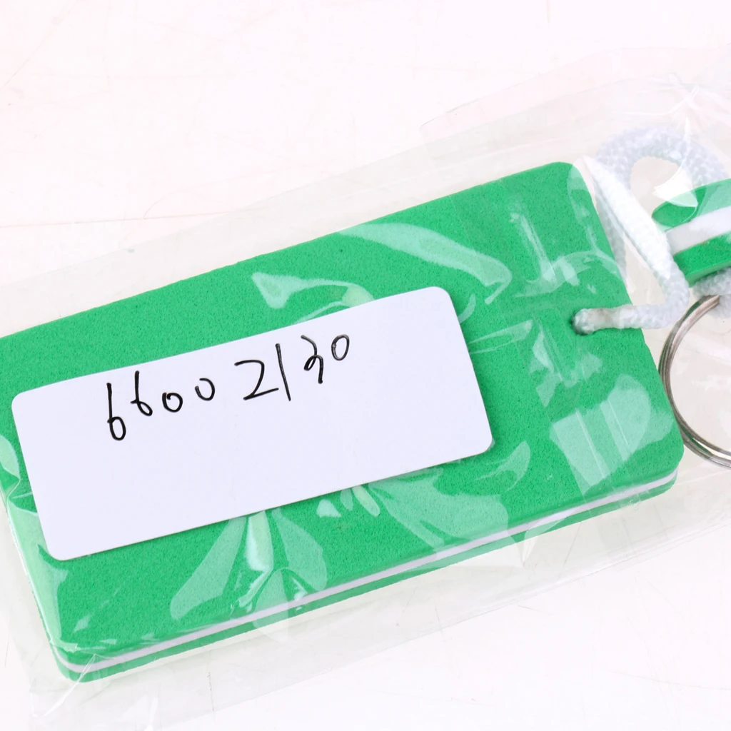 1 Pcs Rectangle Boating Fisherman Floating key Chain Marine Canoe Keychain Shoreline Sailing Key Ring Clip  Keyrings