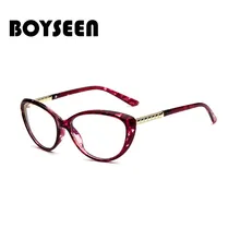 BOYSEEN женские сексуальные очки кошачий глаз оправа для женщин Оптические очки модные очки Оптические очки 2913