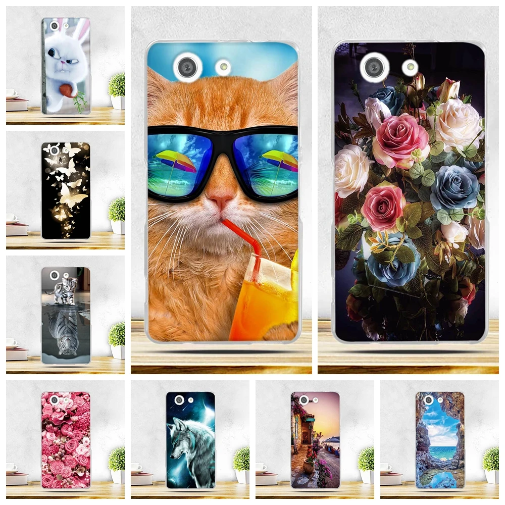 

Case For Sony Xperia Z3 Compact Xperia Z3 mini M55W D5803 D5833 Phone Bags Soft Silicone Cases for Sony Xperia Z3 Compact Z3mini