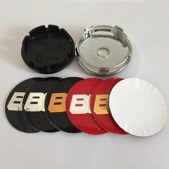 

4pcs 56mm 60mm 65mm 68mm Car Wheel Center Cap Badge dust-proof covers emblem sticker car Styling accessories