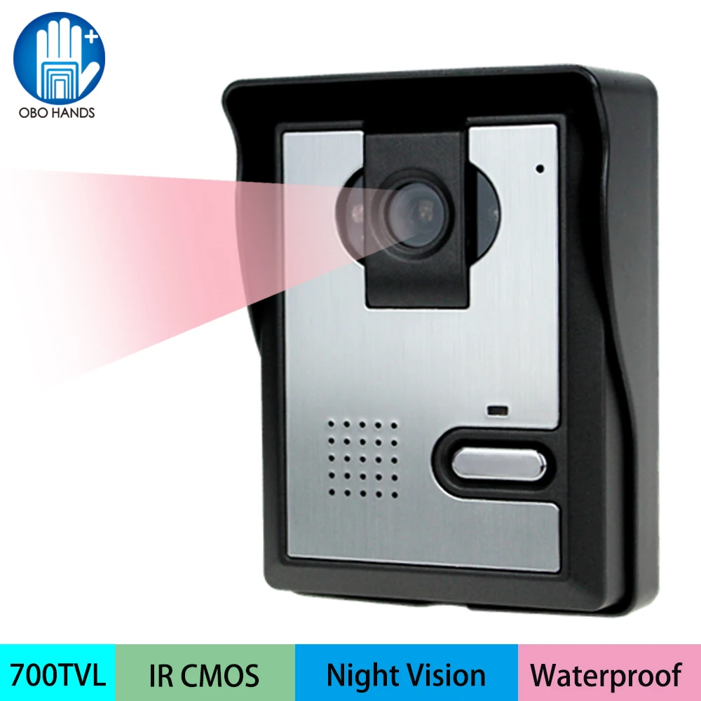 ИК КМОП видеодомофон домофон дверной звонок Входная машина наружная камера без внутреннего монитора для домашней системы внутренней связи