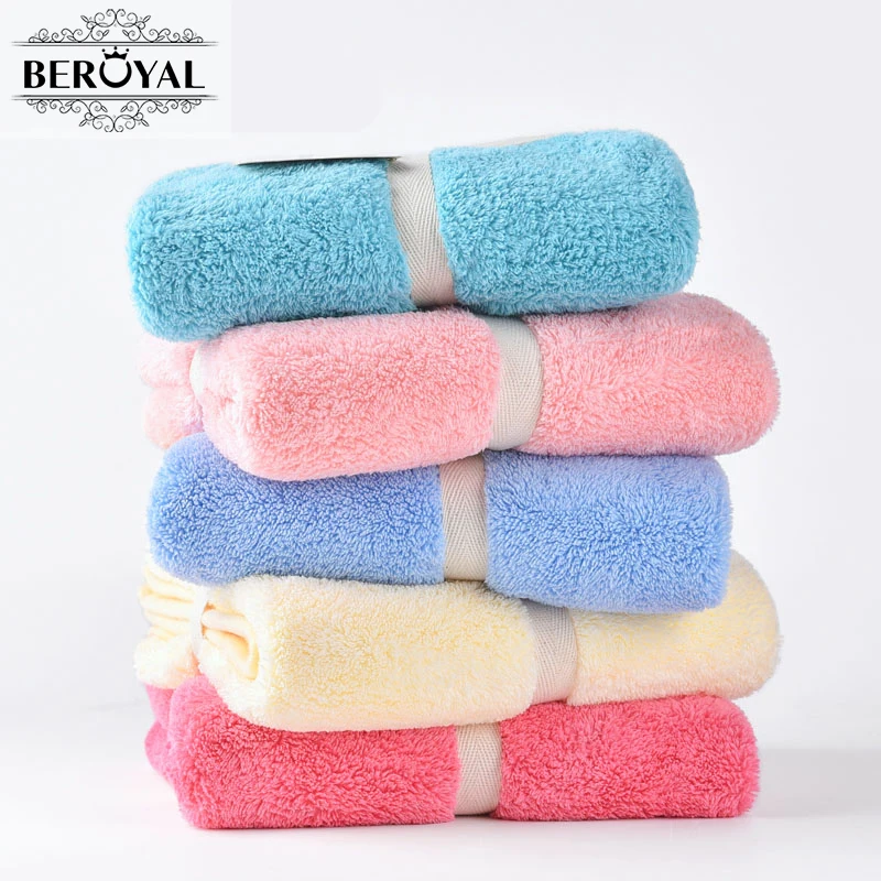 New 2017 Hand Towel 1piece Microfiber Towel Absorbent Plush Towels