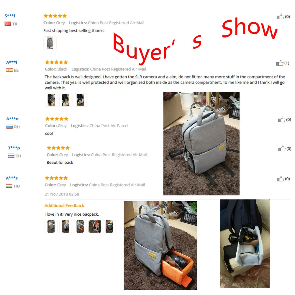 Рюкзак Besegad на плечо для фотокамеры универсальный чехол DSLR камеры Nikon Canon Sony Pentax|bag