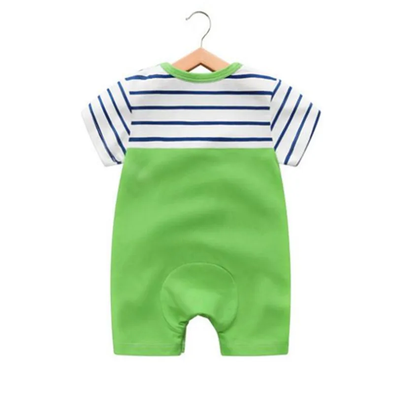 الأخضر الصيف رومبير المولود الجديد الملابس 0-18 أشهر صغيرة القطن طفل رضيع زي رومبير