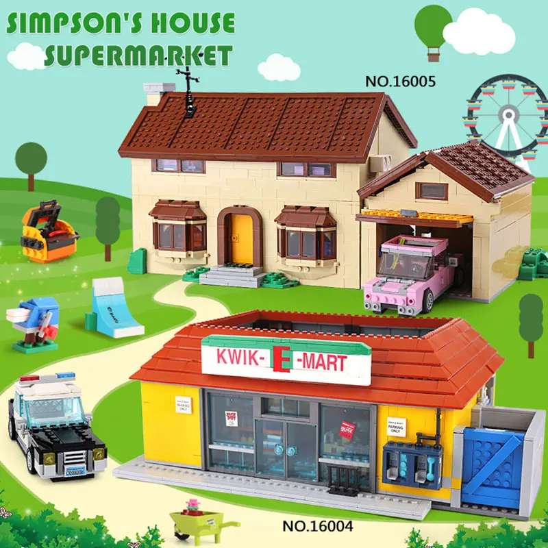 REDUCED INSTRUCTIONS ONLY Lego 71006 The Simpson/'s House
