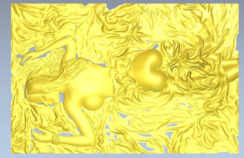 3d модель рельеф для ЧПУ в формате STL Panno women sleep -- 11 | Инструменты