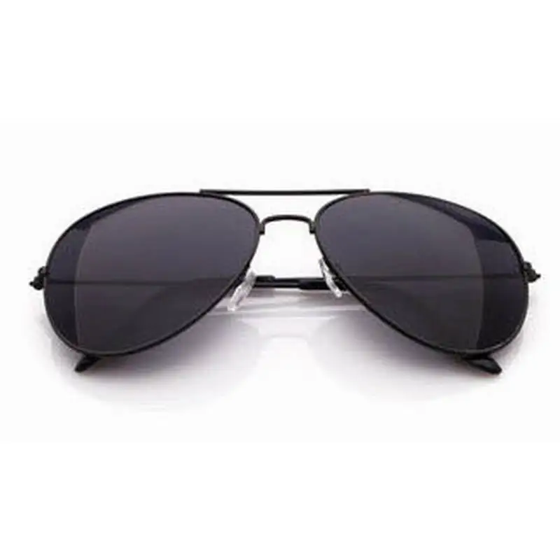 Поляризованные очки, мужские солнцезащитные очки, Anti-UV400 солнцезащитные очки, материал AC, темно-серые очки с разными металлическими кронштейнами 3026