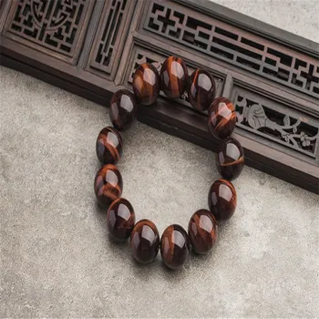 

10mm Red Tiger Eye Bracelet rock crystal Bead Bracelet Tiger Eye Jewelry