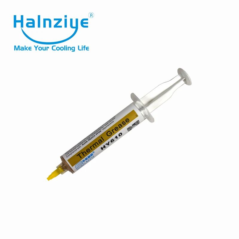 5pcs/lot Super performance gold thermal grease/paste/heatsink compound 30G HY610 for CPU/GPU | Компьютеры и офис