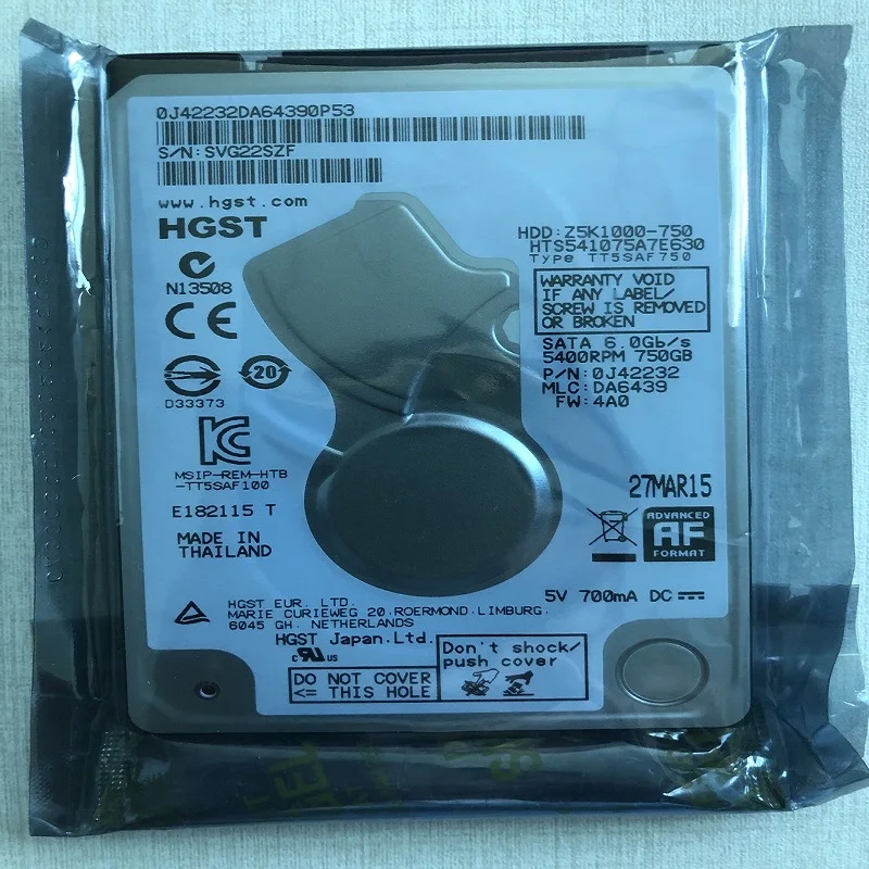 HGST nuevo 25