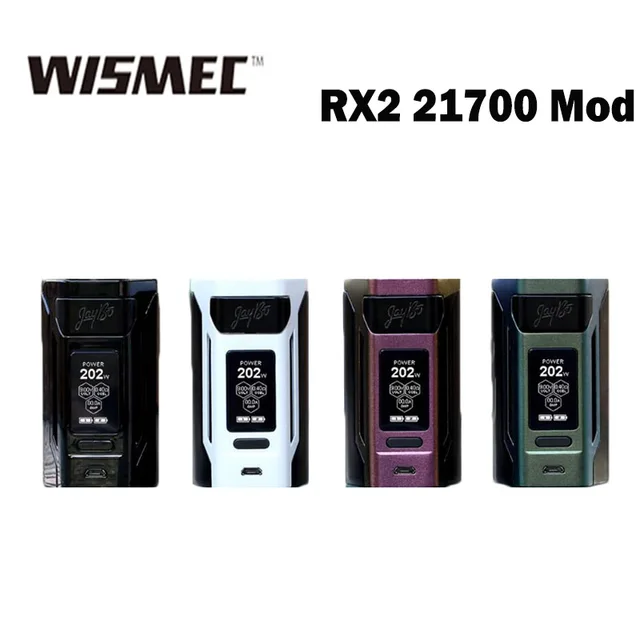 Электронная сигарета Wismec Рел RX2 21700 230 Вт RX2 21700 коробка MOD Vape с 21700 аккумулятор испаритель