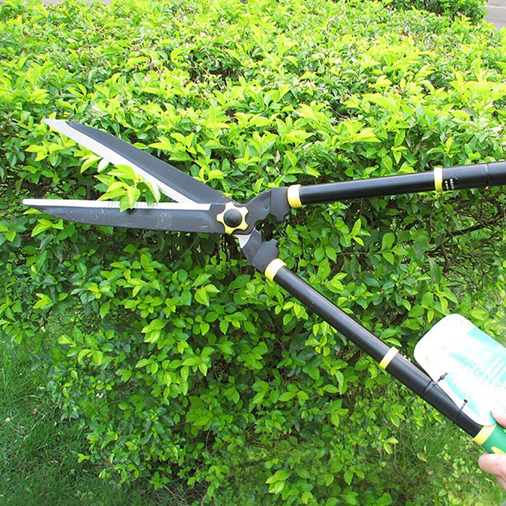 Hedge Shears Extendable Power Lever Steel Handles for effective