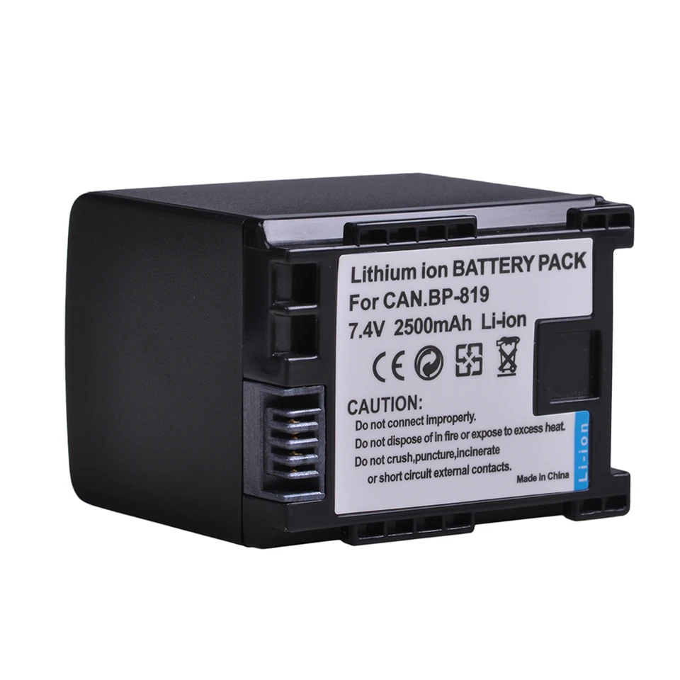 vhbw batteria compatibile con Canon Legria HF G40, HF M300, HF M306 videocamera camcorder (2400mAh, 7,2V, Li-Ion) con infochip