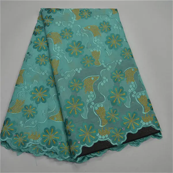 

Swiss Voile Lace Fabric With Stones Soft Embroidery Men Dry Voile Lace Materials In Switzerland High Quality 2018 fashion -30