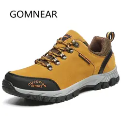 GOMNEAR Пеший Туризм обувь Для мужчин Армейские ботинки зимние кроссовки для Для мужчин на открытом воздухе противоскольжения туризма охота