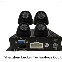 Автомобильный видеорегистратор 128G, анти-сейсмический 4 светодиодный, камера ночного видения, купол, автомобильный DC9-36V, авиационный разъем для школьного автобуса